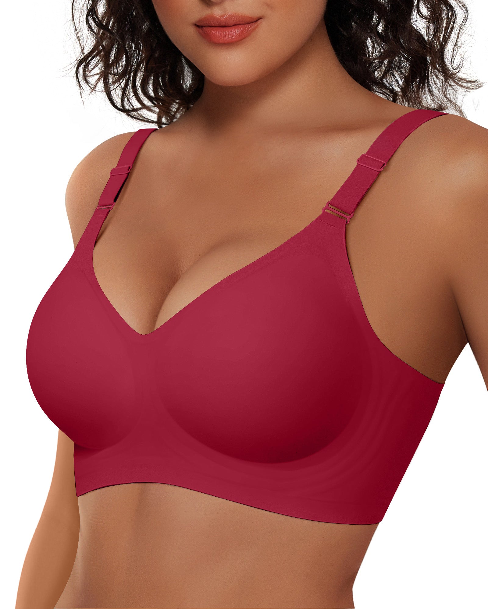 Wireless Bras with Front - Adjustable Straps