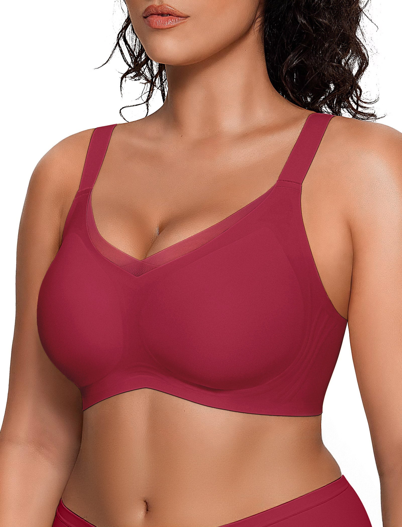Supportive Mesh Crossover Bras