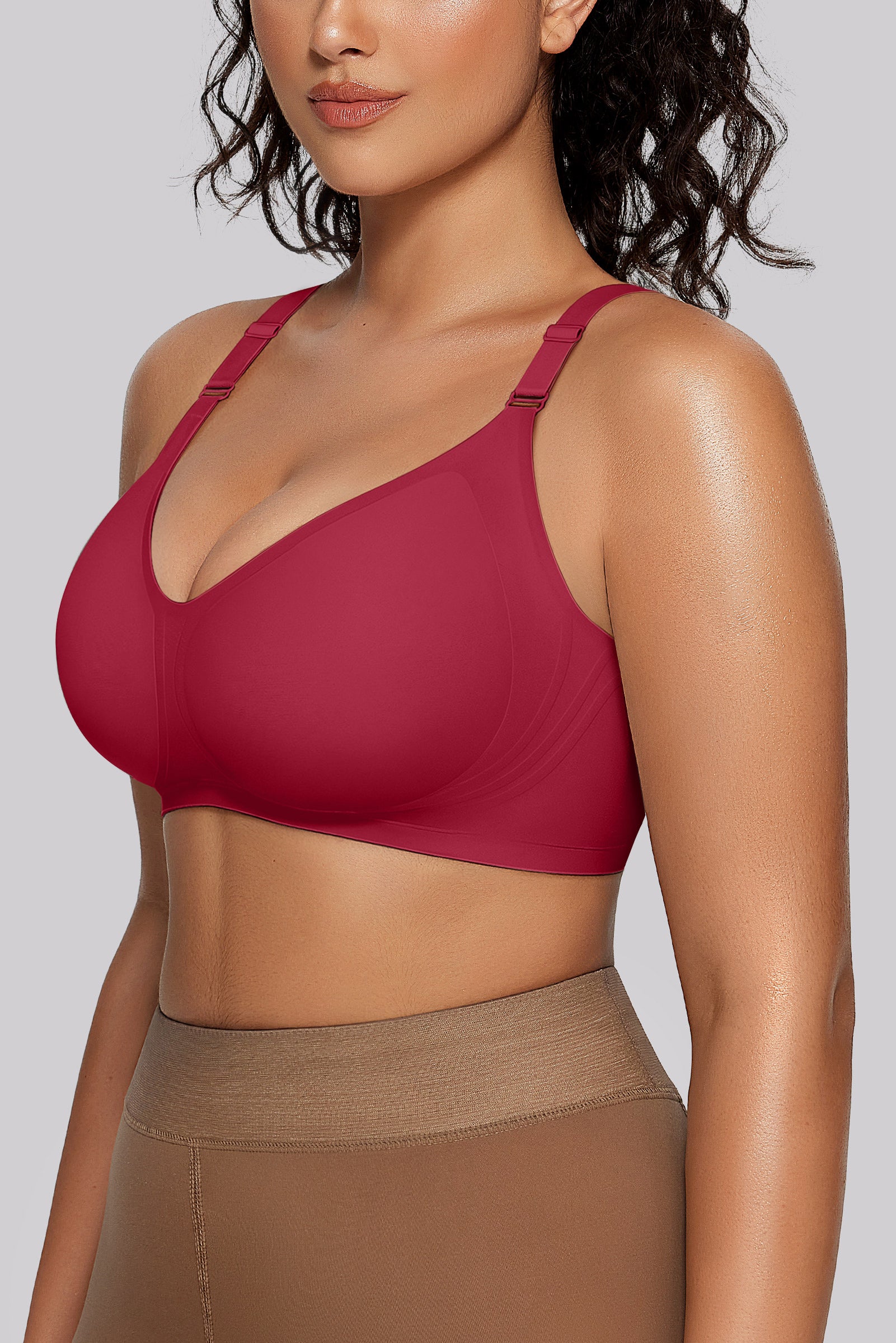 Wireless Bras with Front - Adjustable Straps