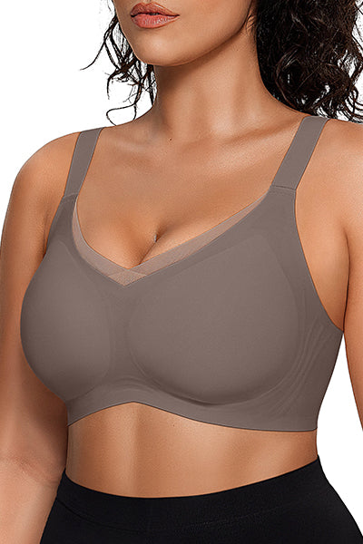 Supportive Mesh Crossover Bras