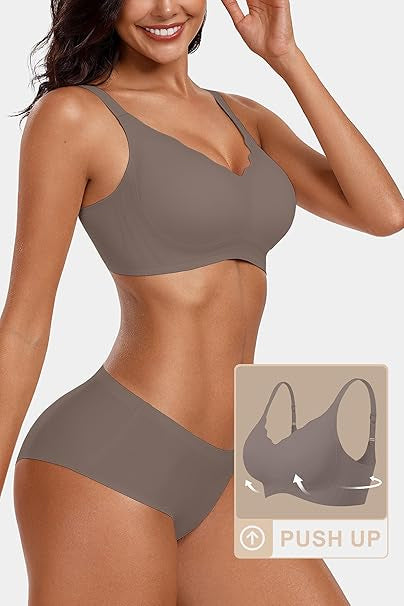 Seamless Wire-Free Scalloped Bras
