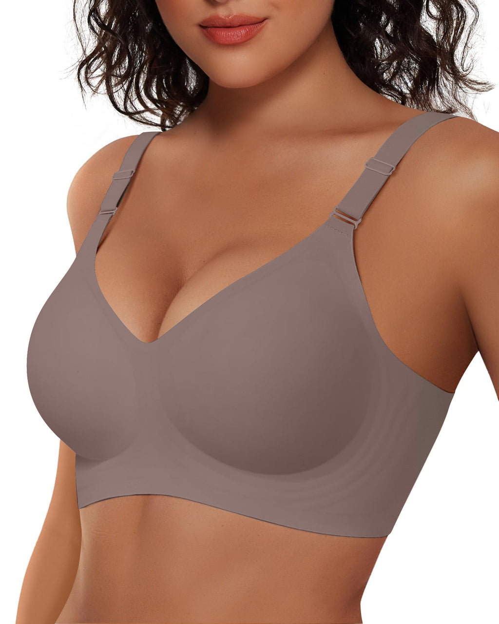 Wireless Bras with Front - Adjustable Straps