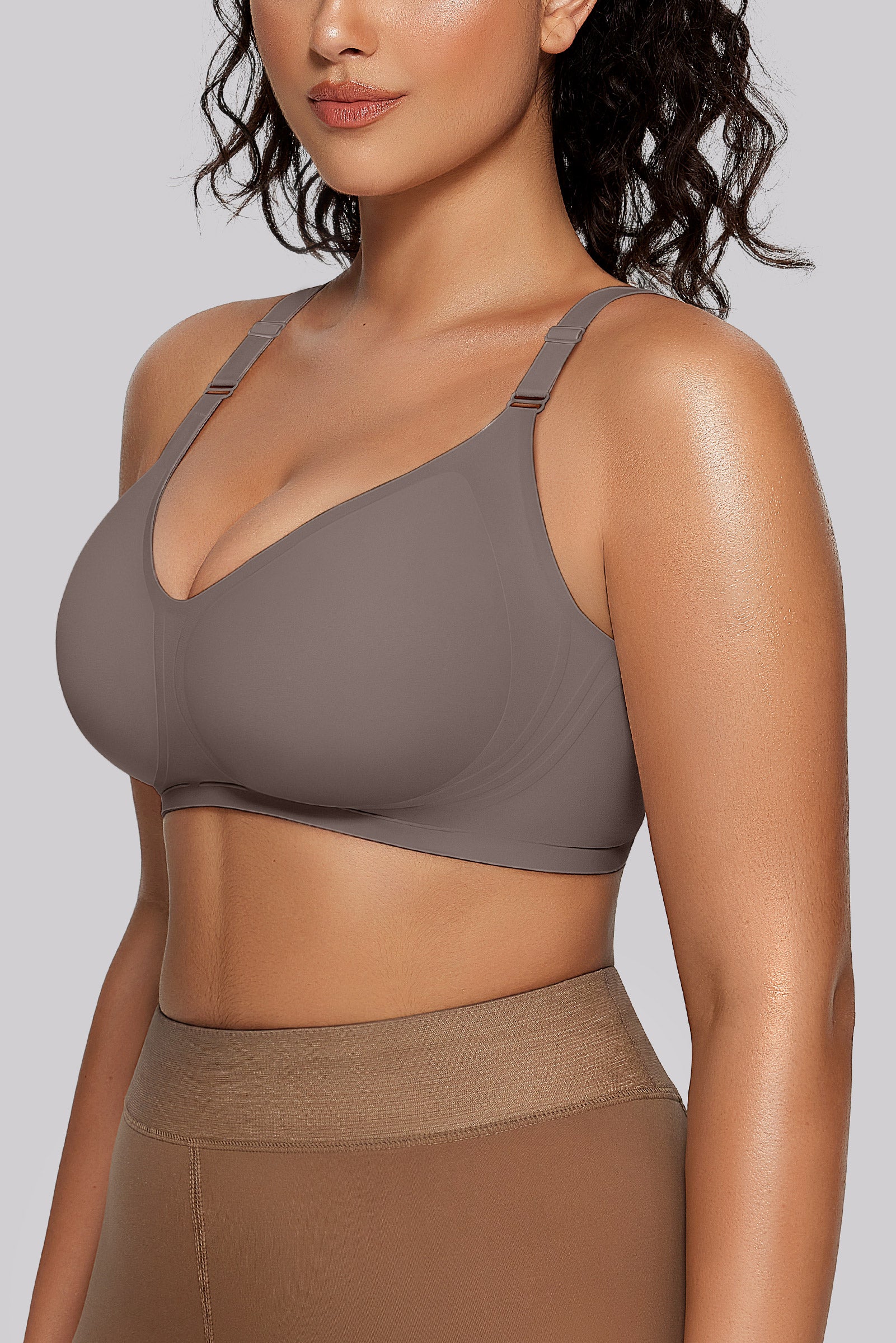 Wireless Bras with Front - Adjustable Straps