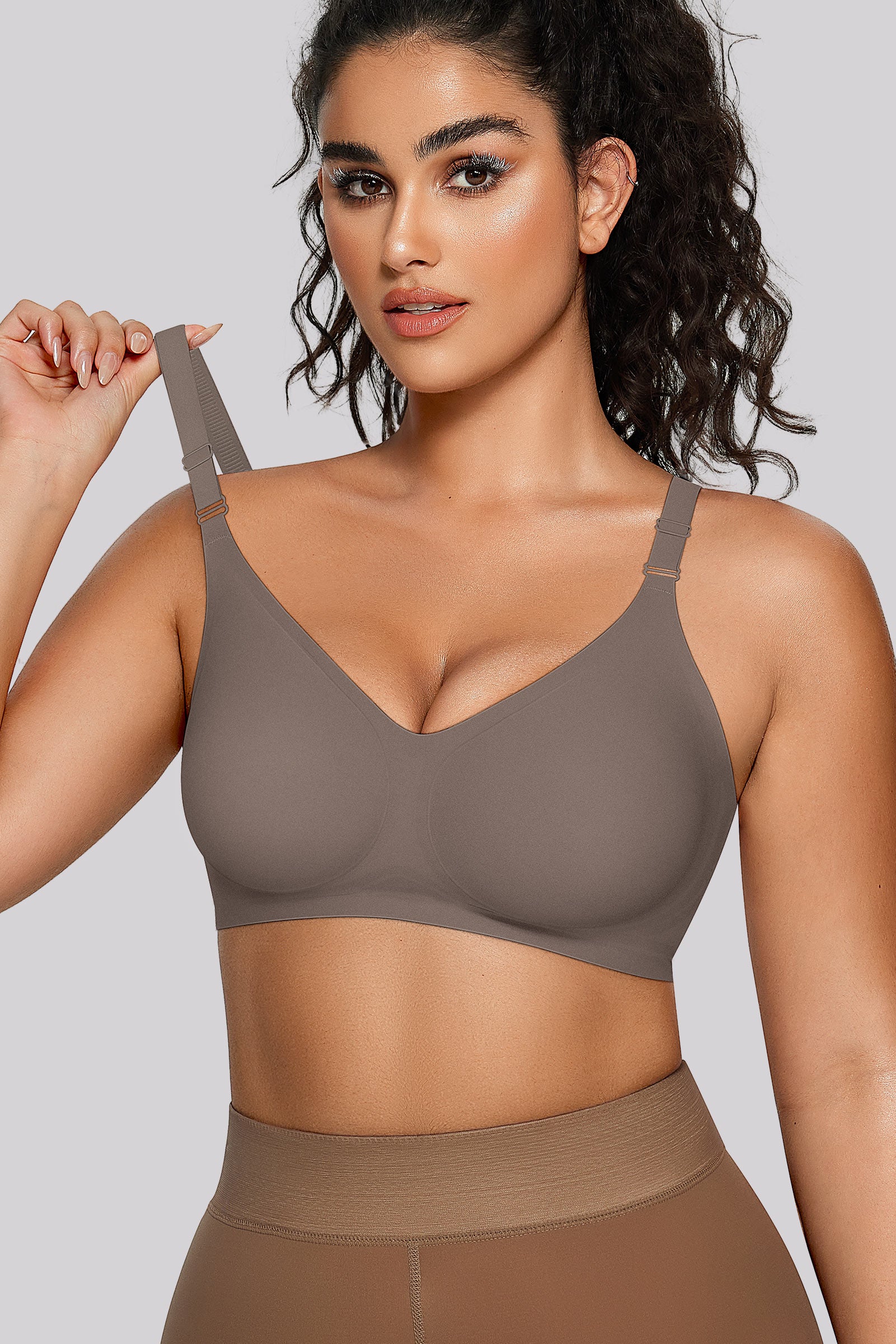 Wireless Bras with Front - Adjustable Straps