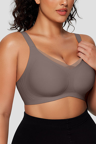 Supportive Mesh Crossover Bras