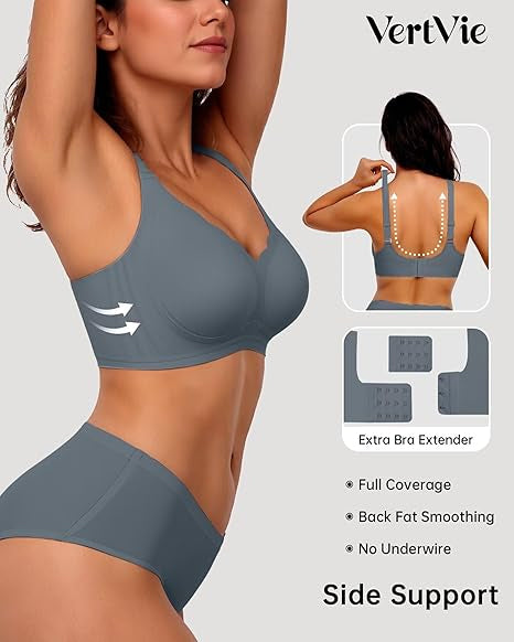 Seamless Wire-Free Scalloped Bras