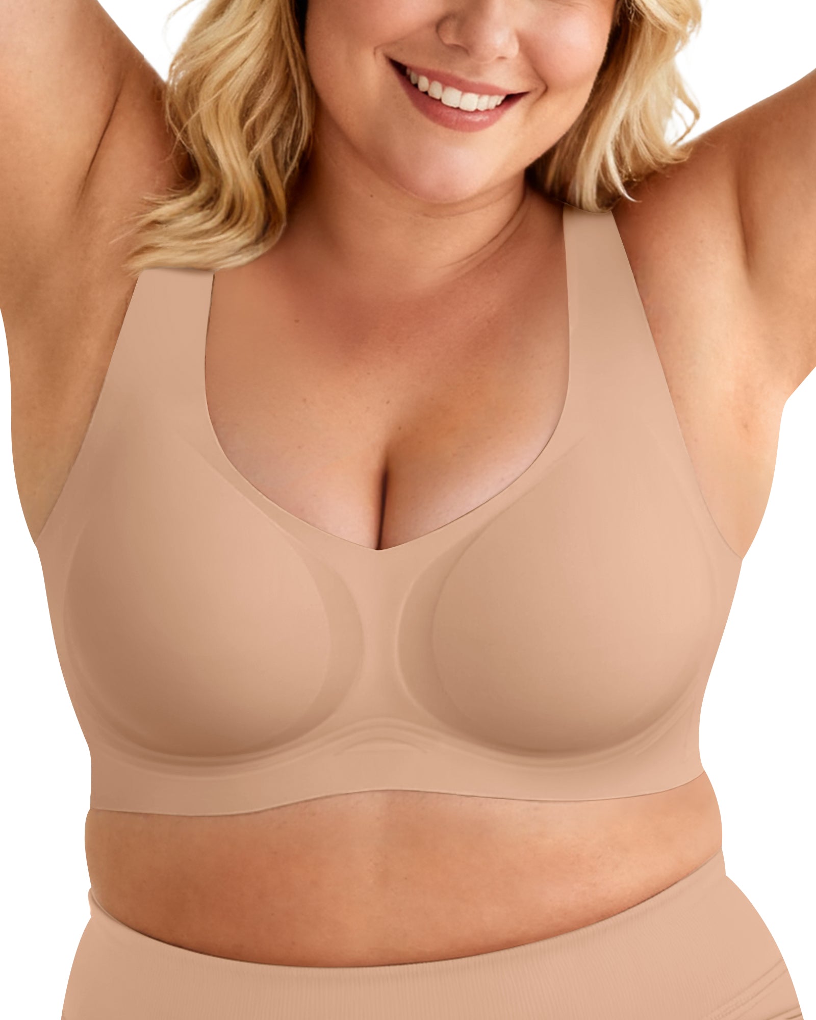 EMILY Seamless Active Tank Bra, Wireless Comfort for Everyday Movement