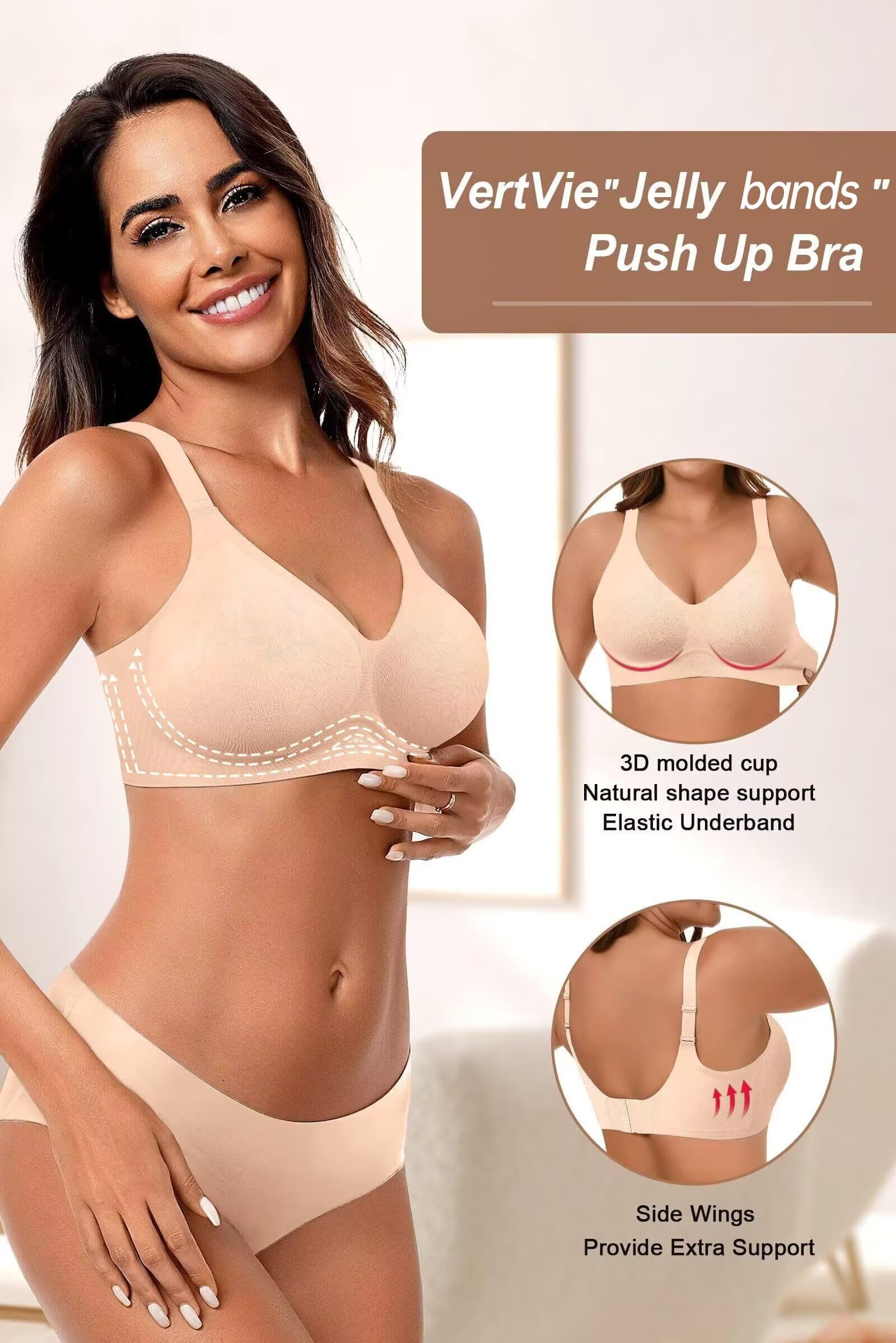 Seamless Wire-Free Comfort Bra
