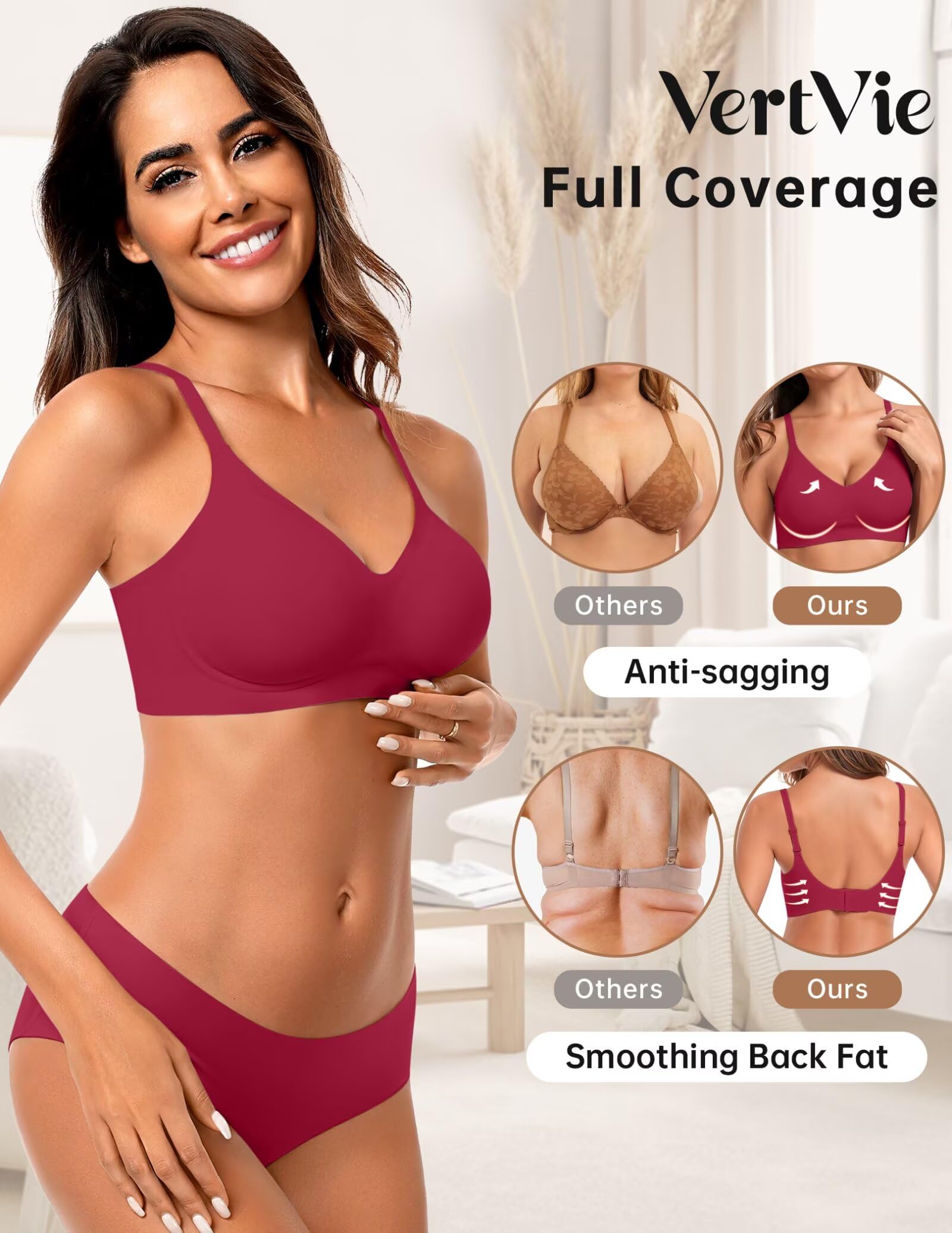 Seamless Wire-Free Comfort Bra