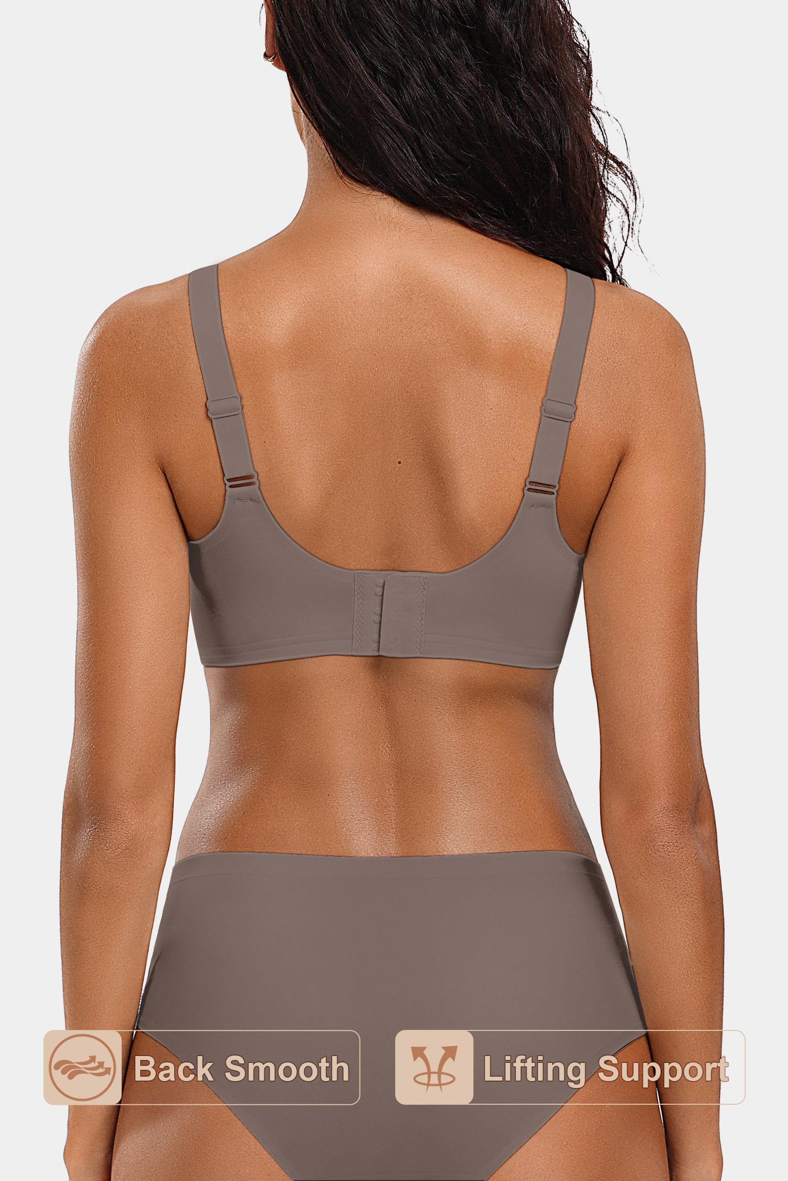 Seamless Wire-Free Scalloped Bras