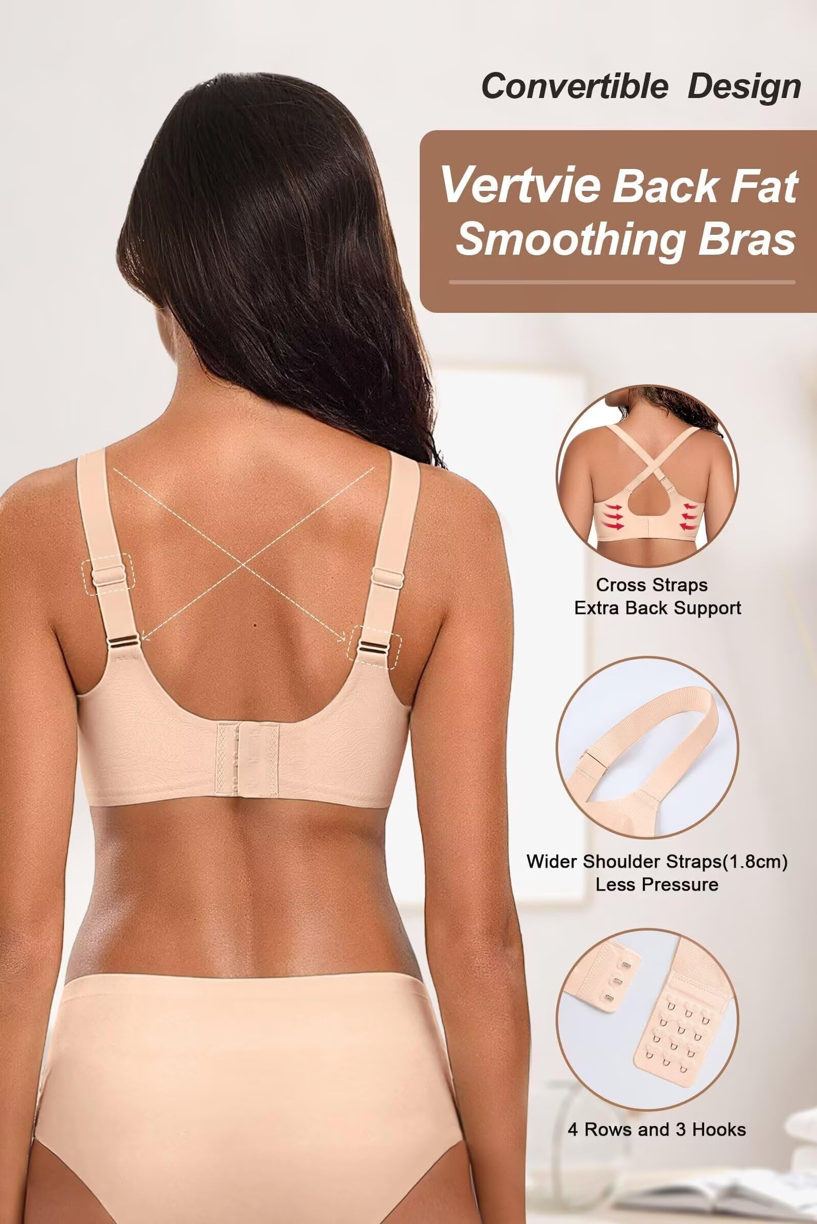 Seamless Wire-Free Comfort Bra