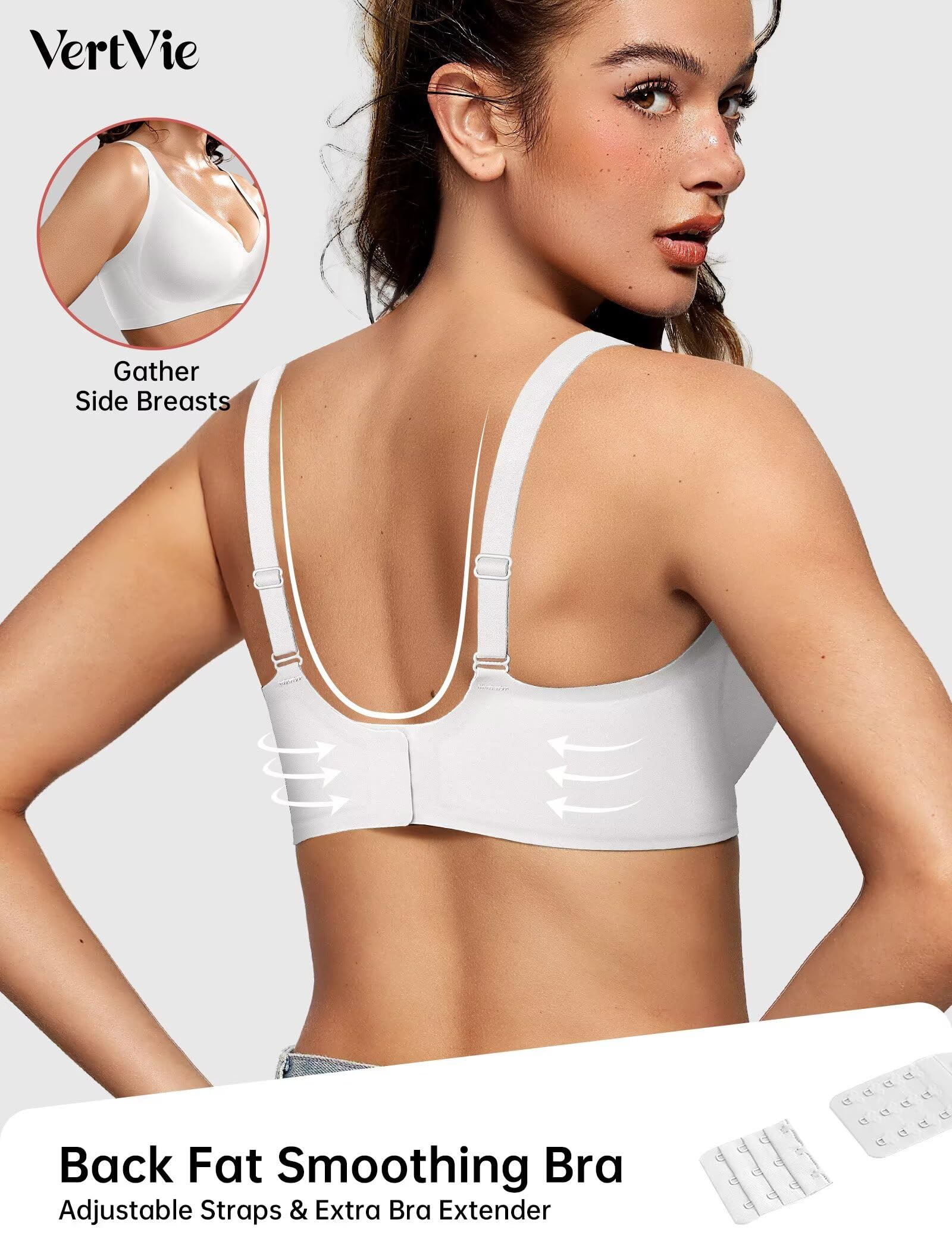 Deep V Wireless Bra