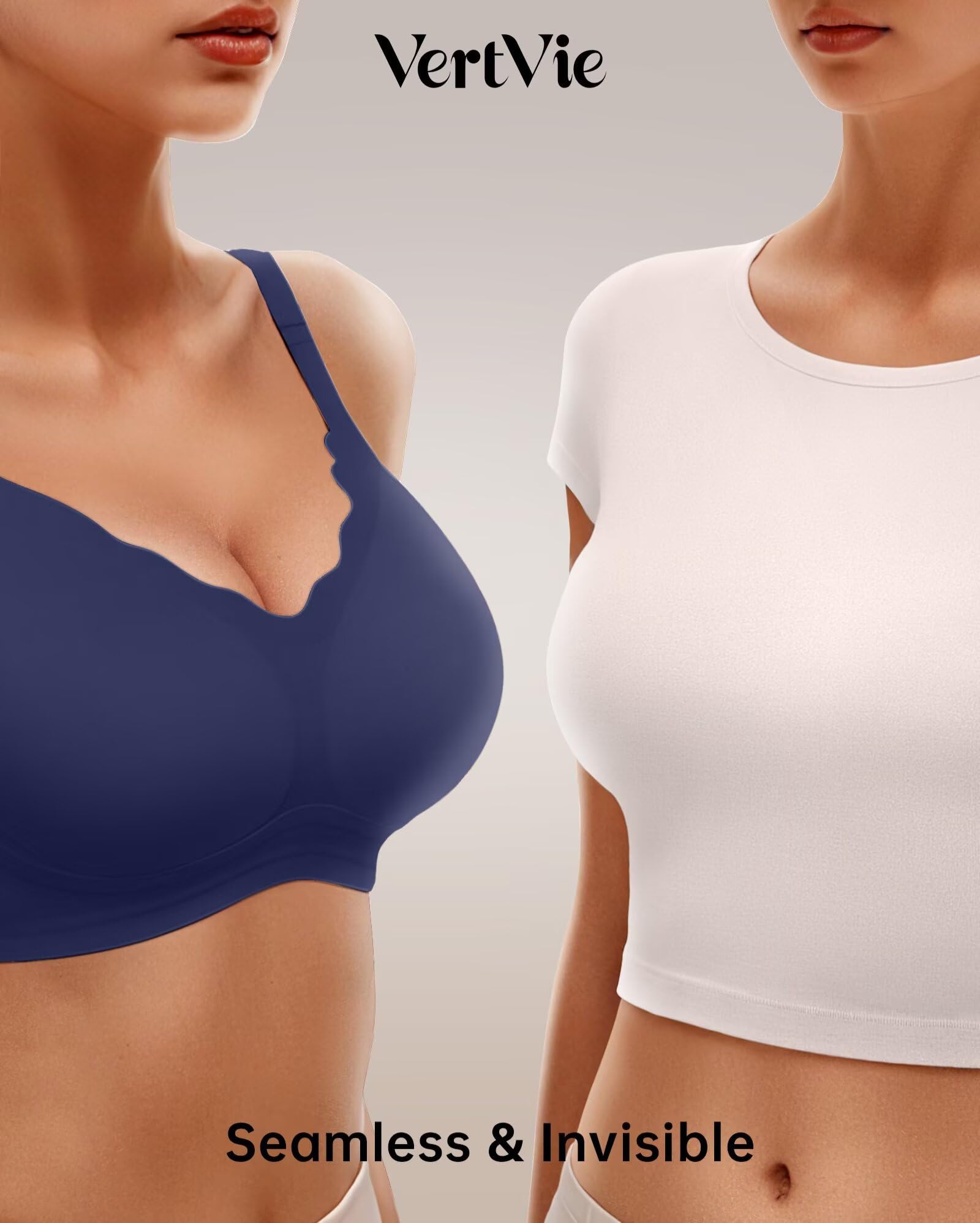 Seamless Wire-Free Scalloped Bras