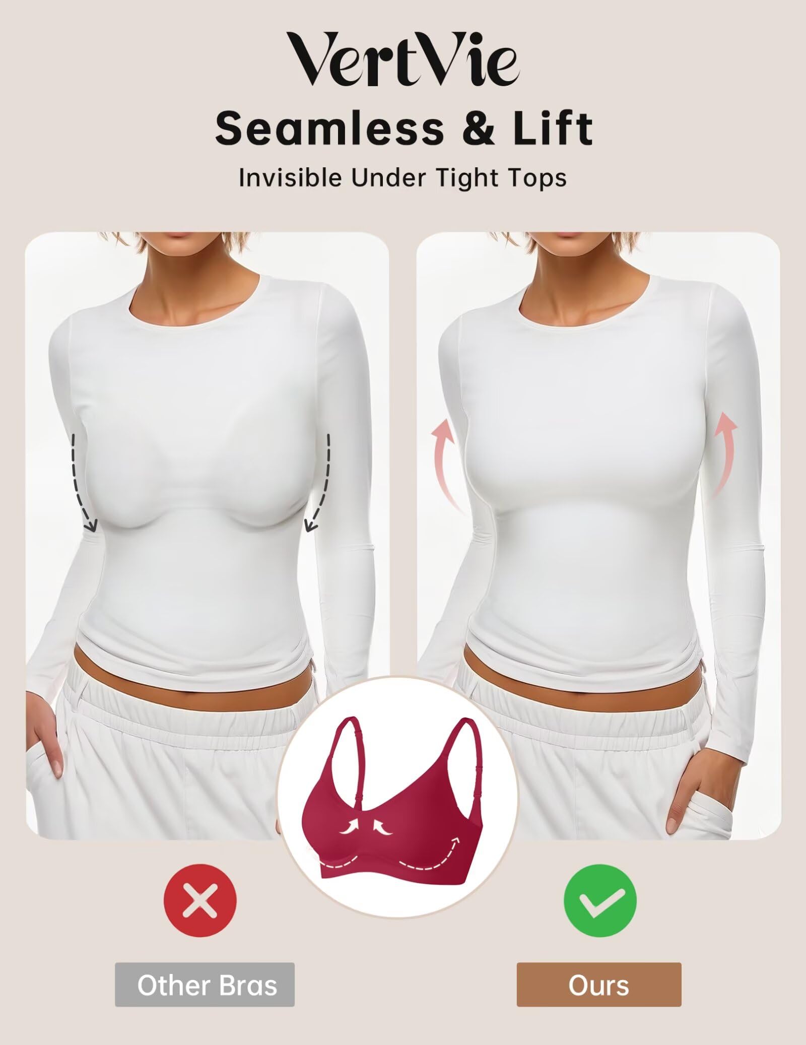 Seamless Wire-Free Comfort Bra