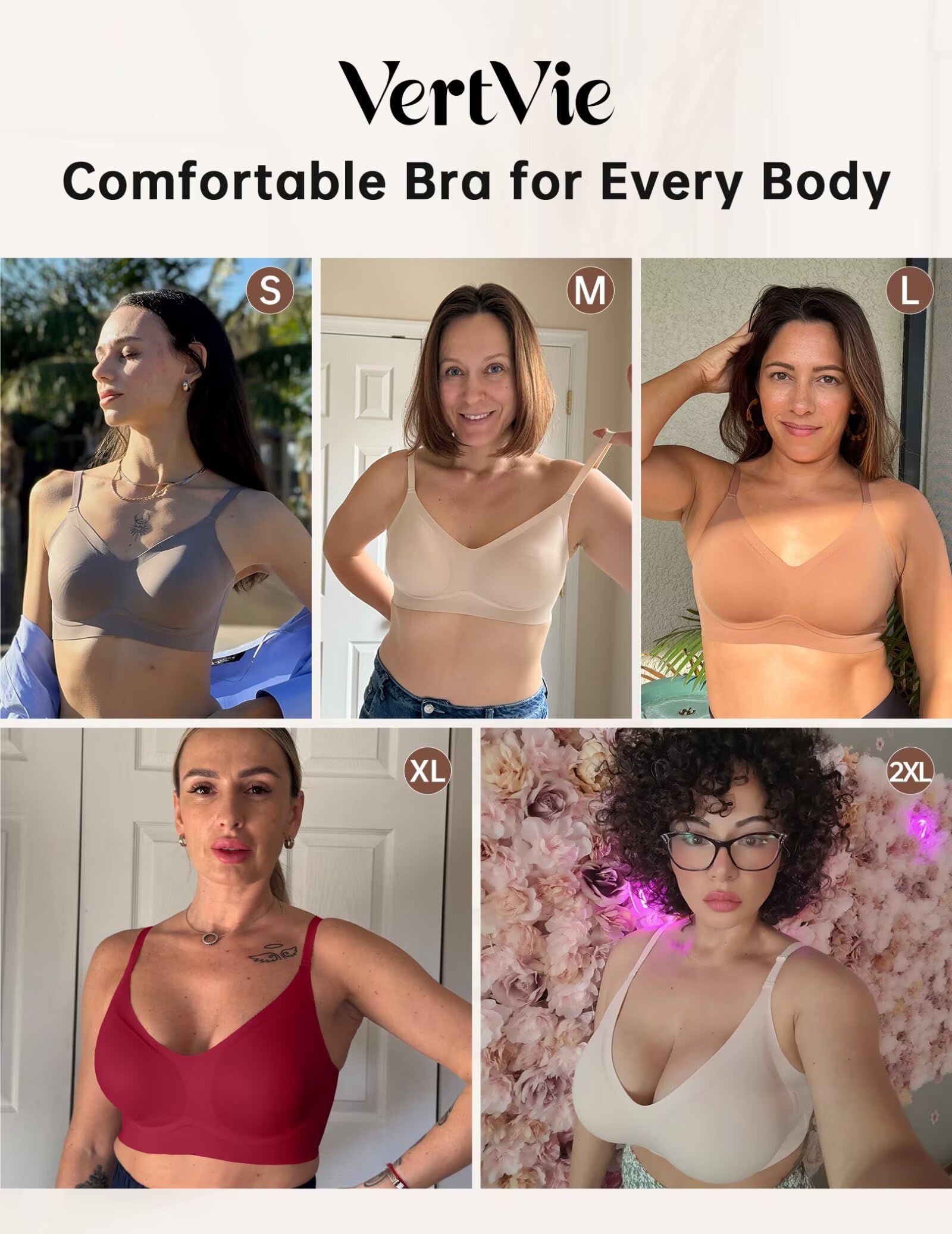 Seamless Wire-Free Comfort Bra