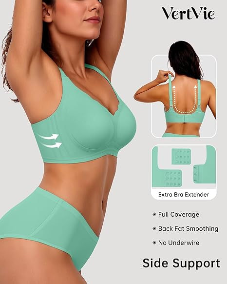 Seamless Wire-Free Scalloped Bras