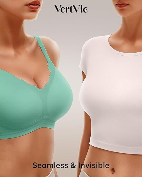 Seamless Wire-Free Scalloped Bras