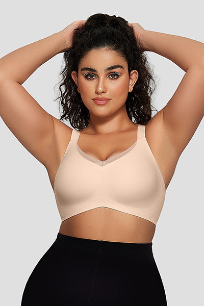 Supportive Mesh Crossover Bras