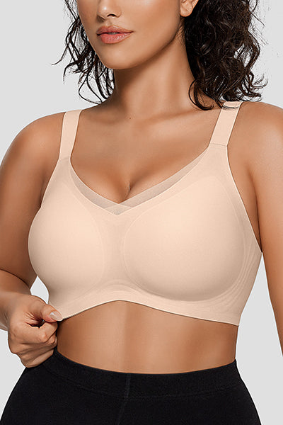 Supportive Mesh Crossover Bras