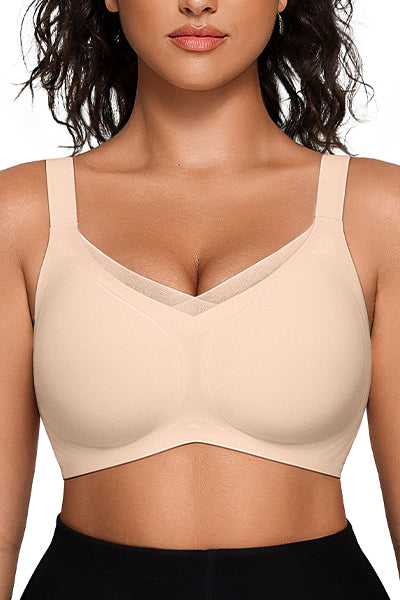 Supportive Mesh Crossover Bras