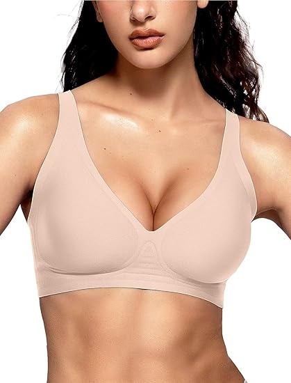 Deep V Wireless Bra