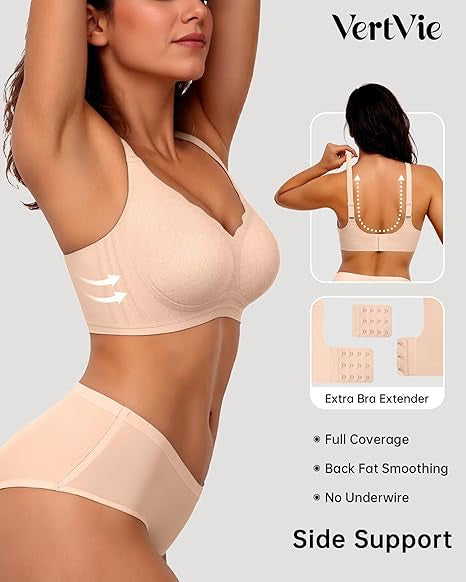 Seamless Wire-Free Scalloped Bras