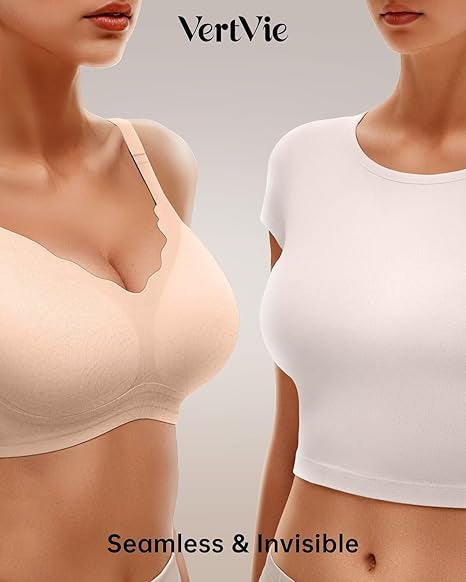 Seamless Wire-Free Scalloped Bras