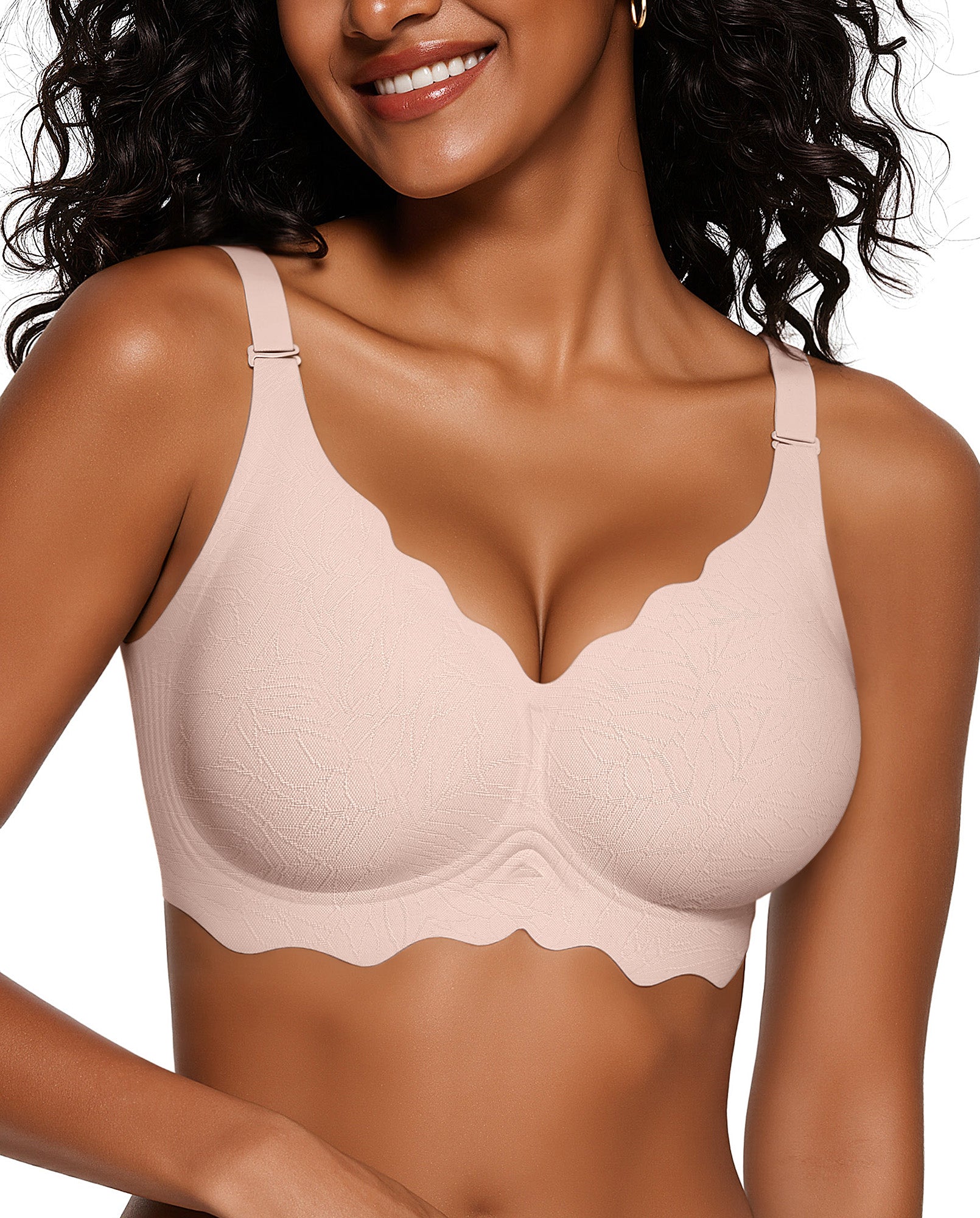 Seamless Scalloped Bras