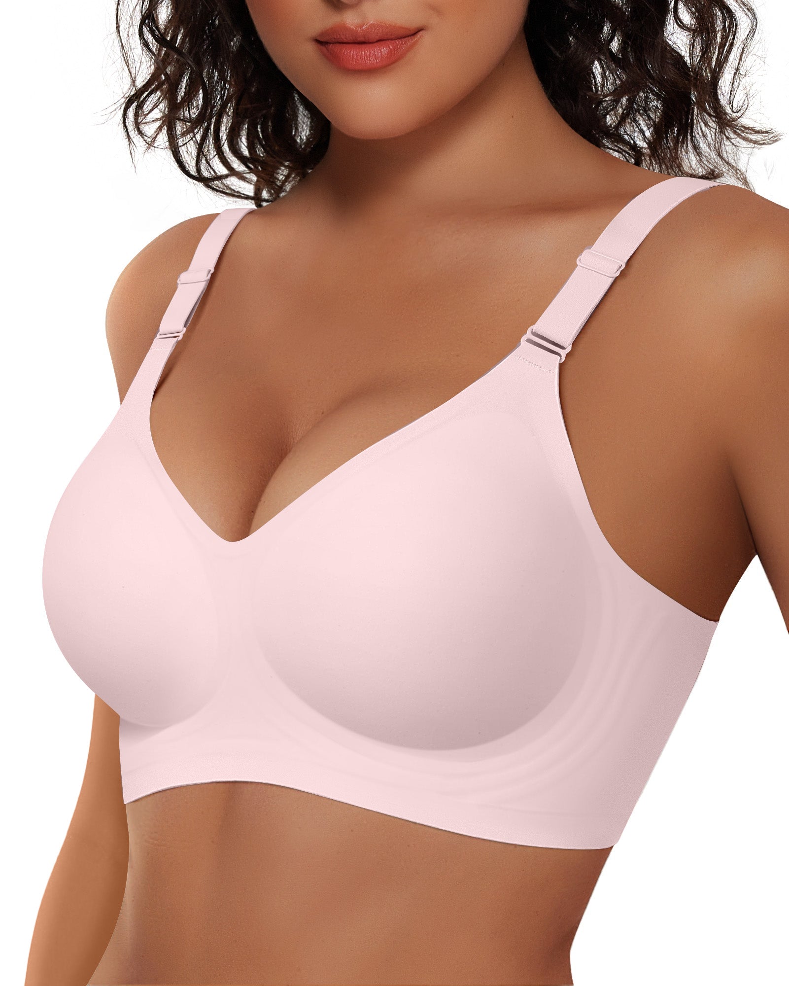 Wireless Bras with Front - Adjustable Straps