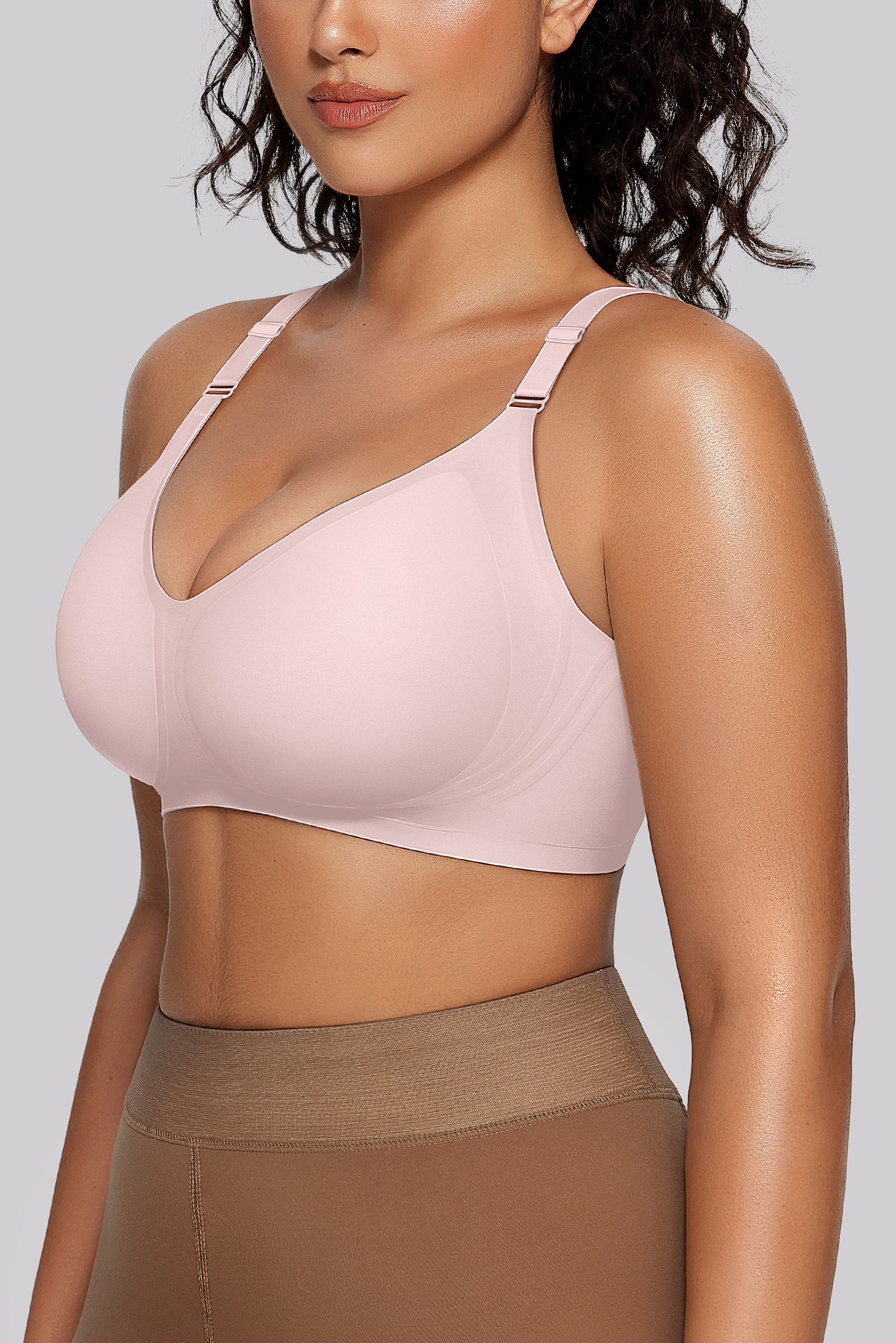 Wireless Bras with Front - Adjustable Straps