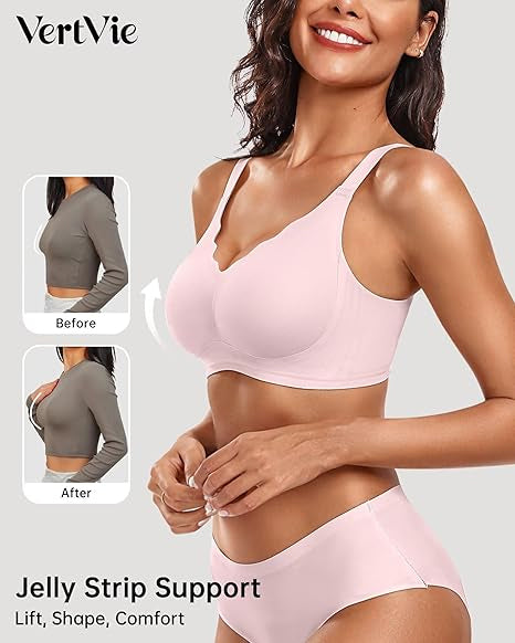 Seamless Wire-Free Comfort Bra