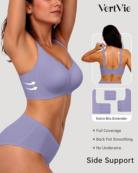 Seamless Wire-Free Scalloped Bras