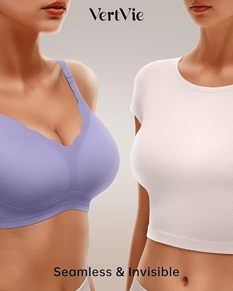 Seamless Wire-Free Scalloped Bras