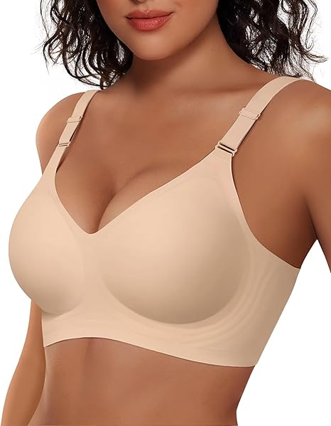 Wireless Bras with Front - Adjustable Straps