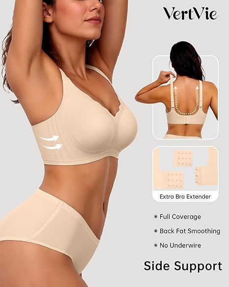 Seamless Wire-Free Scalloped Bras