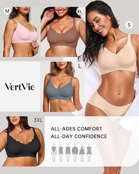 Seamless Wire-Free Comfort Bra