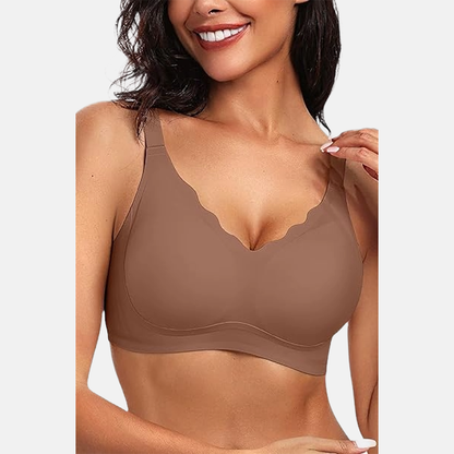 Seamless Wirefree Scalloped Bras