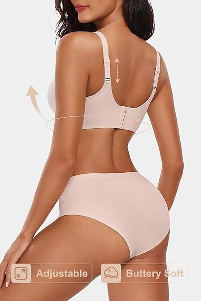 Seamless Wire-Free Scalloped Bras