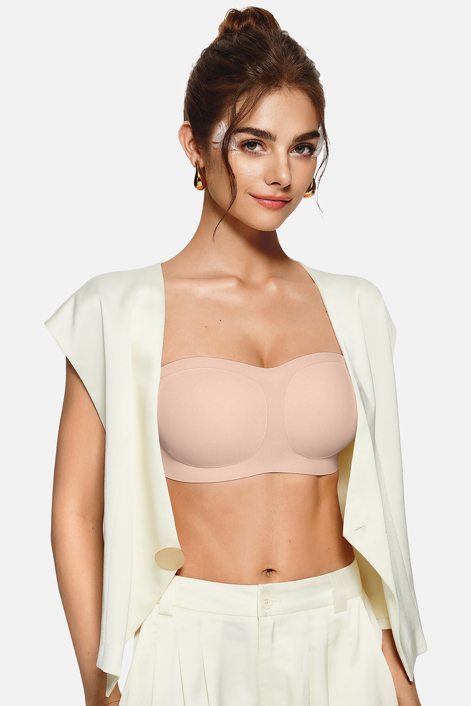Wireless Strapless Bra
