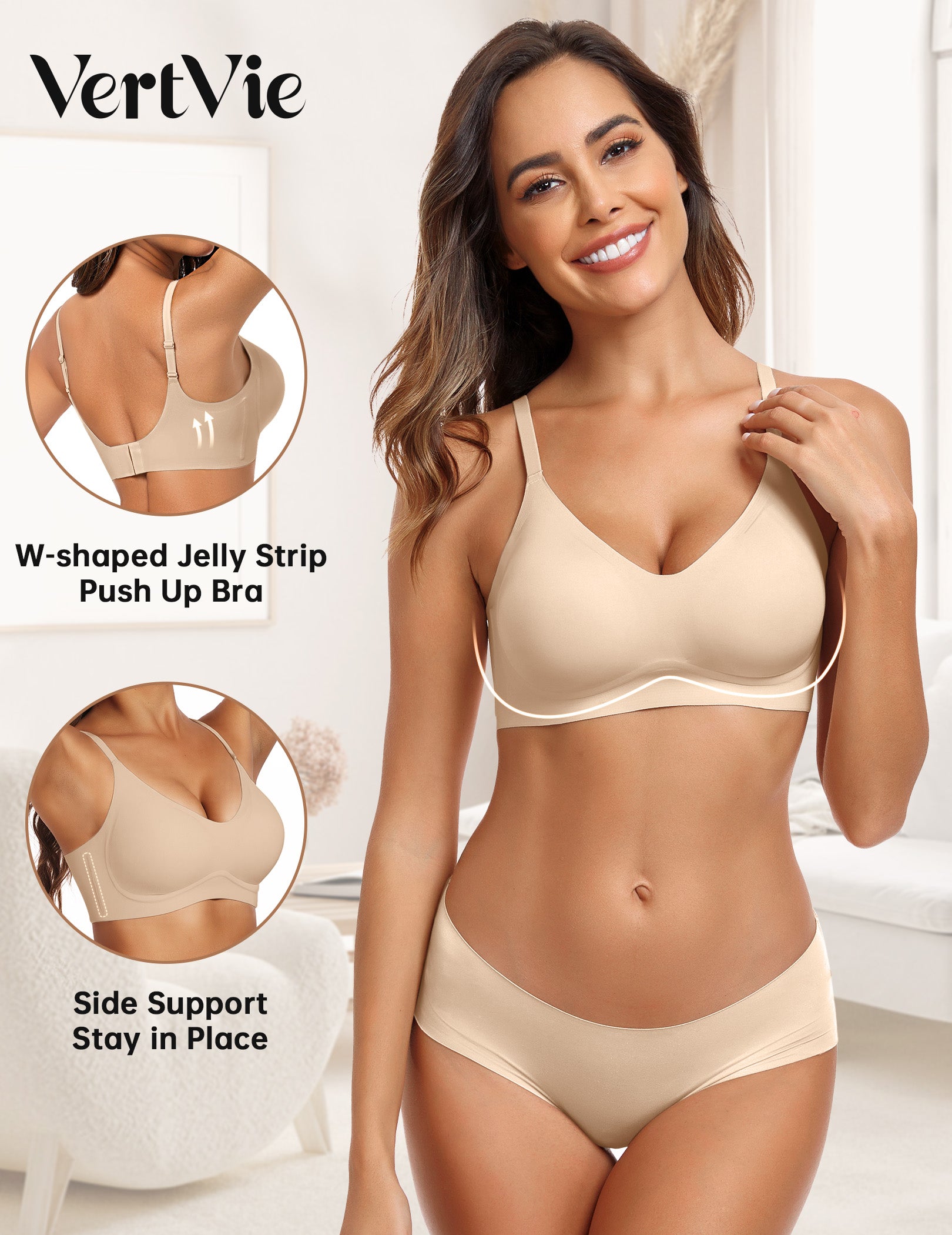 Seamless Wire-Free Comfort Bra