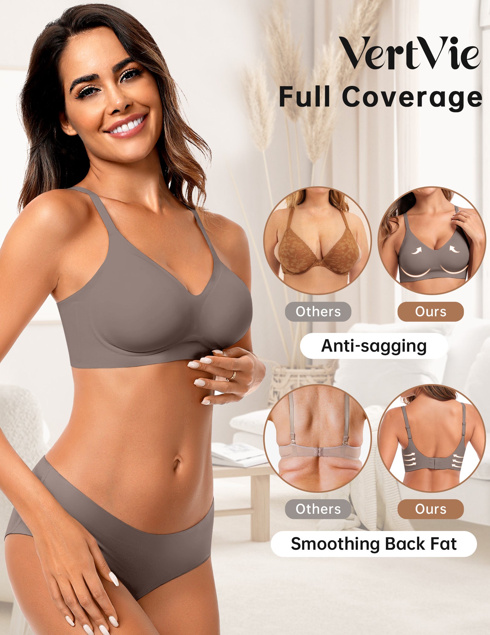 Seamless Wire-Free Comfort Bra