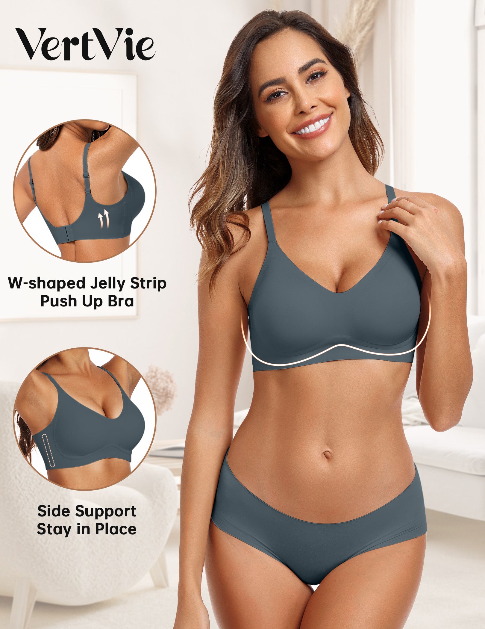 Seamless Wire-Free Comfort Bra