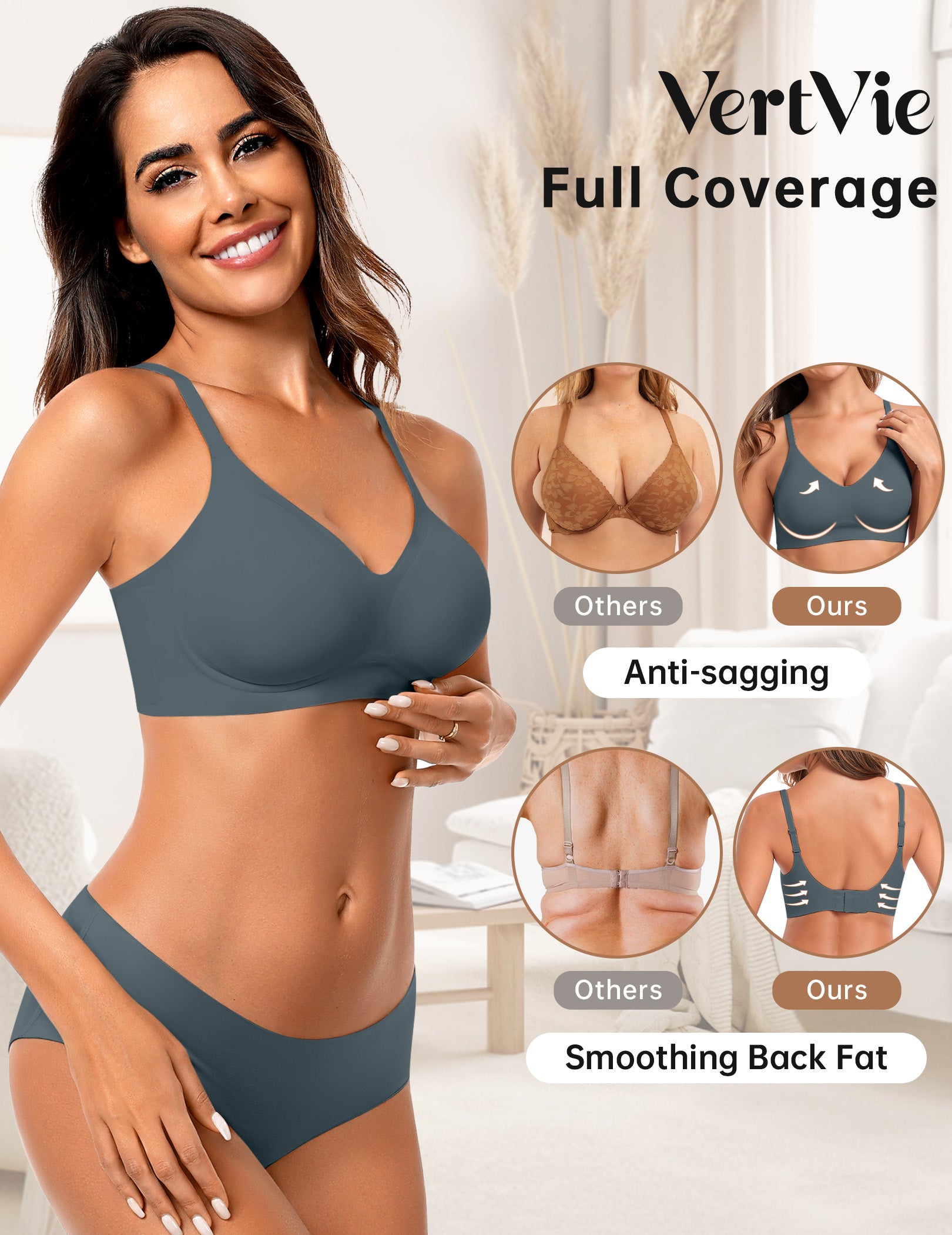 Seamless Wire-Free Comfort Bra