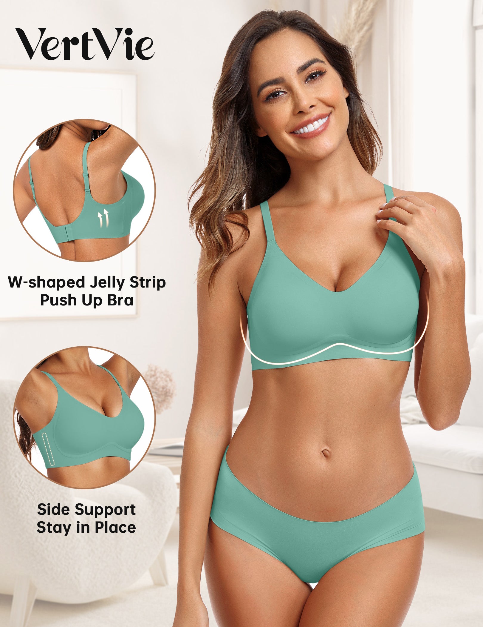 Seamless Wire-Free Comfort Bra