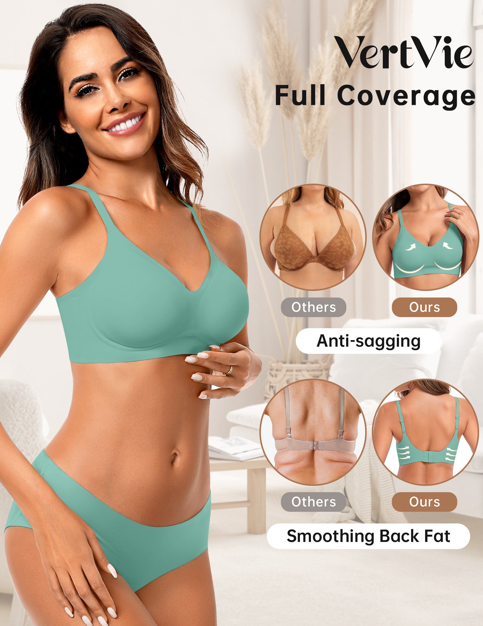 Seamless Wire-Free Comfort Bra