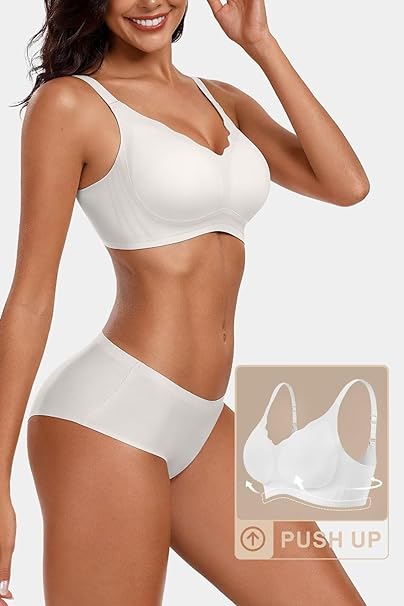 Seamless Wirefree Scalloped Bras