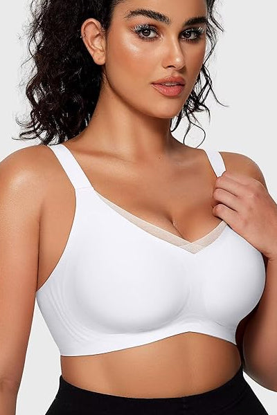 Supportive Mesh Crossover Bras