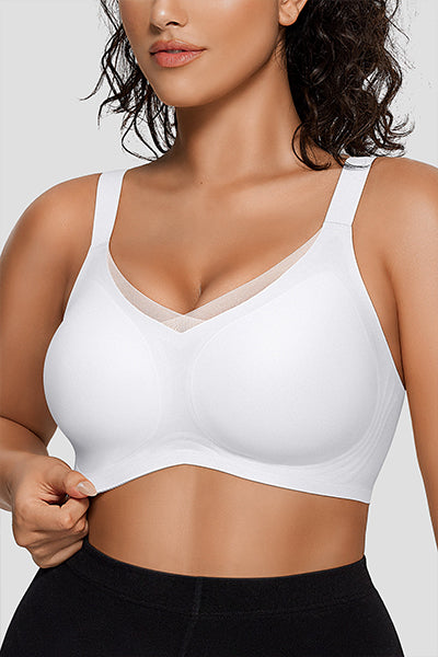 Supportive Mesh Crossover Bras