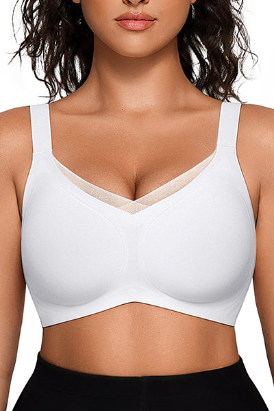 Supportive Mesh Crossover Bras