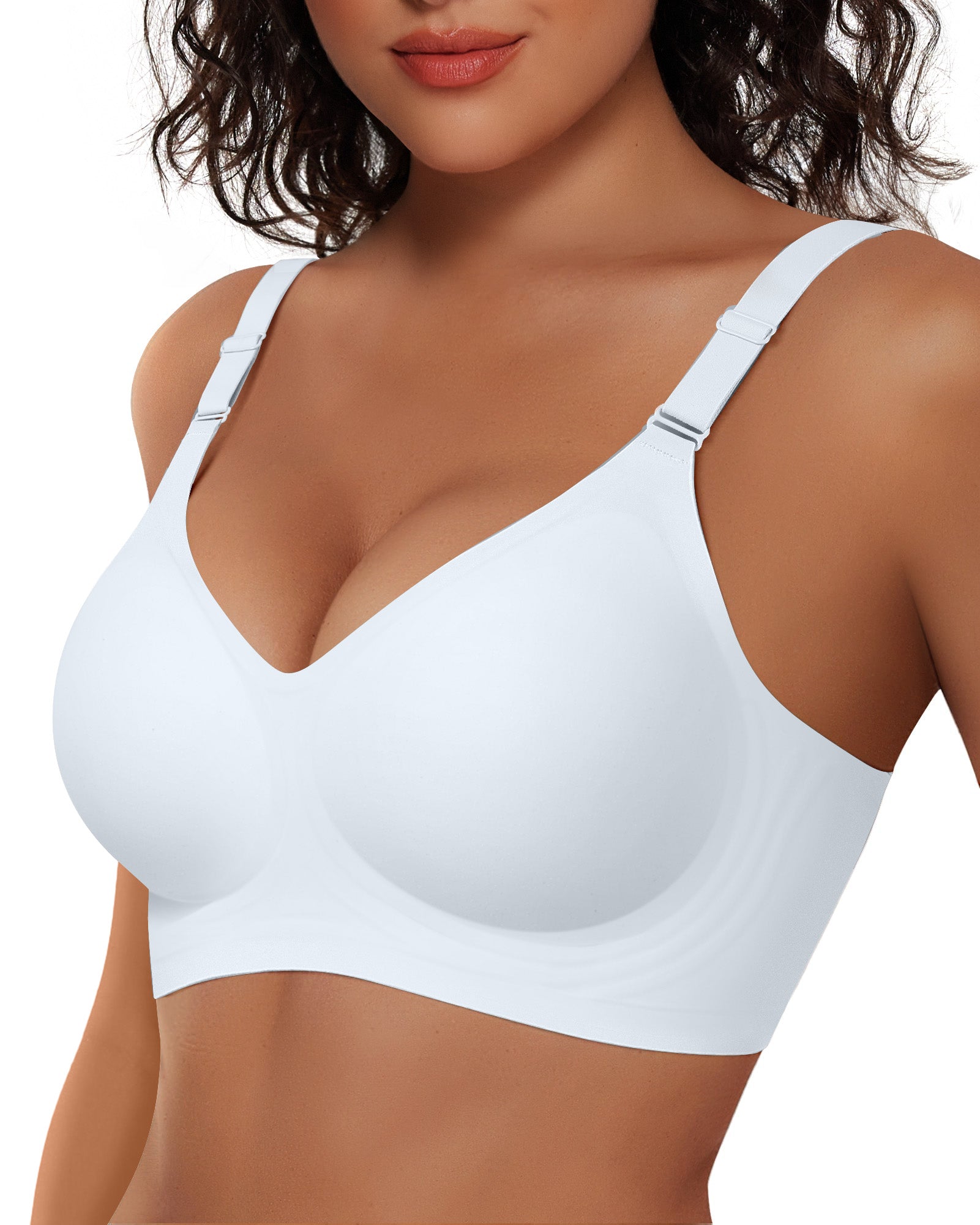 Wireless Bras with Front - Adjustable Straps